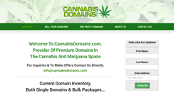 Desktop Screenshot of cannabisdomains.com