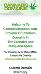 Mobile Screenshot of cannabisdomains.com